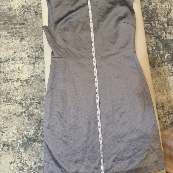 Theory Silver Shift Dress Size 12 - Picture 4 of 10